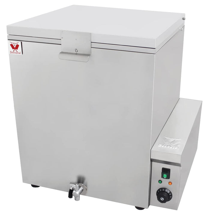 Beeketal 'GBA120' Profi Gastro Geflügel Brühautomat aus Edelstahl mit 120 Liter Kapazität, Brühkesse