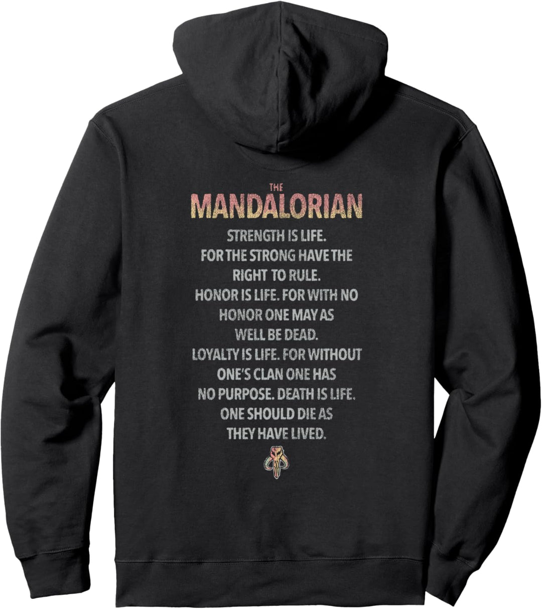 Star Wars: The Mandalorian- Buddies Circle vorne und hinten Pullover Hoodie