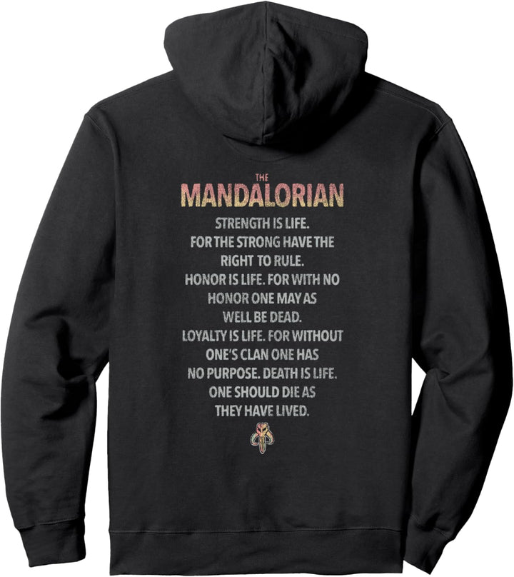 Star Wars: The Mandalorian- Buddies Circle vorne und hinten Pullover Hoodie