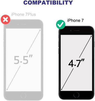 Beeasy für iPhone 8/7 Hülle, iPhone SE 2020/2022 Hülle Wasserdicht Outdoor Stossfest Handyhülle Mili