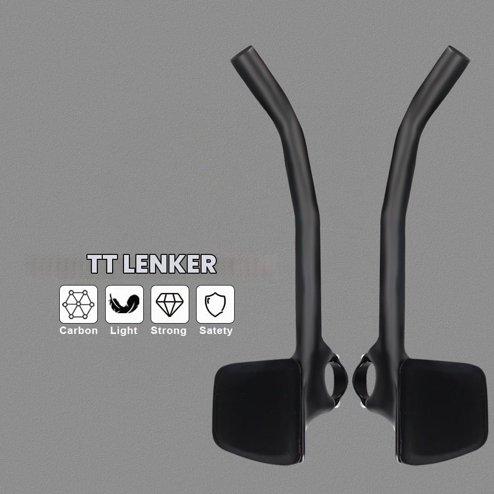 Alfa Pasca rennrad lenkeraufsatz triathlon 360mm aero triathlon lenker carbon 50° TT Bar Extender 50