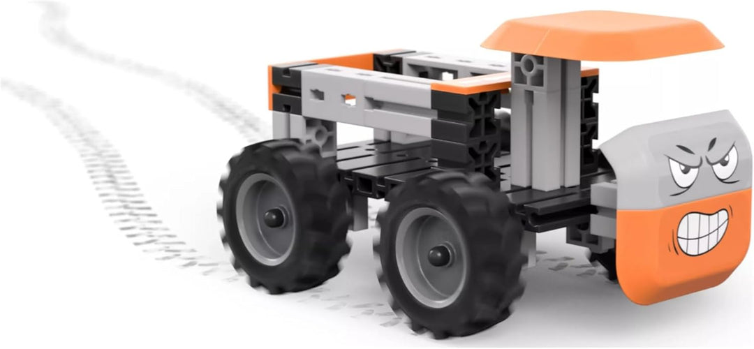 fischertechnik Junior Pro 576100 – Konstruktionsspielzeug für Kinder, Baukasten mit 7 Modellen inkl.