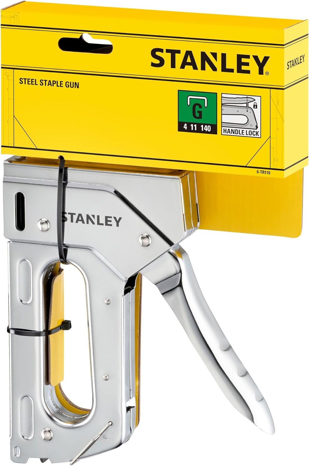 Stanley HD Standard Tacker (Griff feststellbar, Fenster zum Nachsehen des Füllstandes, 6 mm - 14 mm