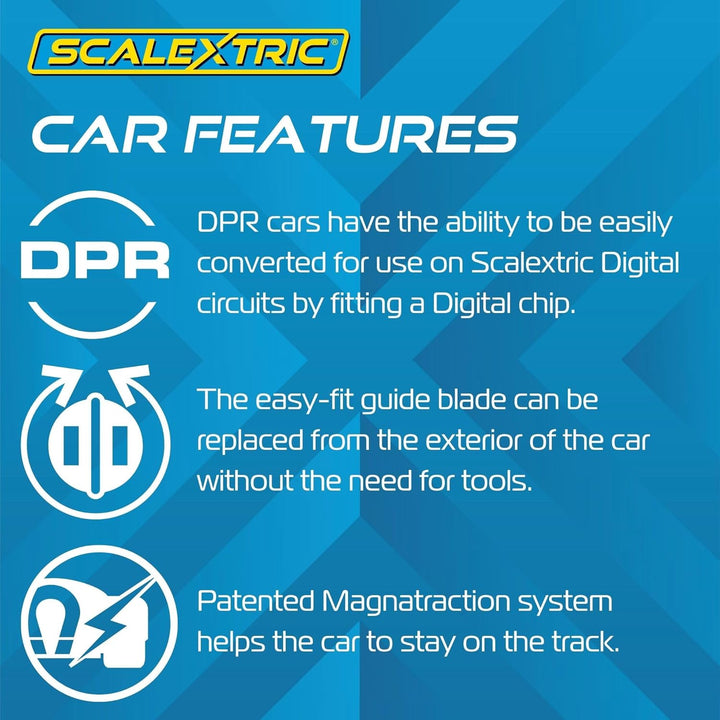 Scalextric Jaguar MK2 - Grant Williams Racing Slotcar, Blau, Jaguar MK2