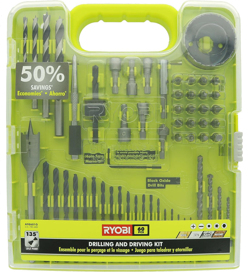 Ryobi Drill Bit Set 60 Piece by Ryobi