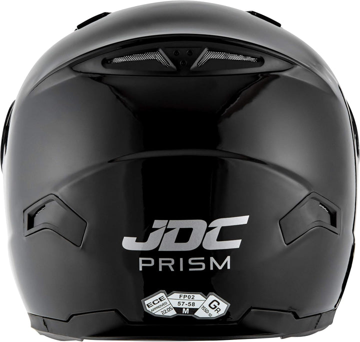 JDC volles Gesicht Motorrad Helm - Prism M Schwarz, M Schwarz