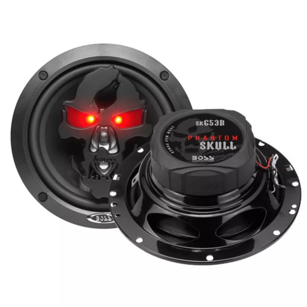 KIT Set FÜR BOSS Audio Systems SK653B 2 x 16,5 cm 165 mm 6,5" 3-Wege Koaxiallautsprecher, 175 Watt R