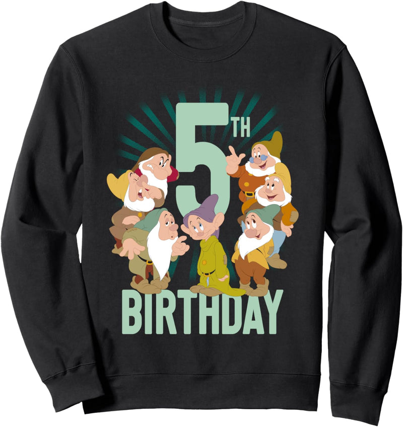 Disney Snow White Seven Dwarfs Fifth Birthday Sweatshirt