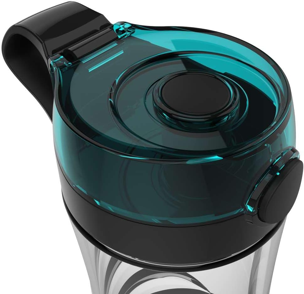 Cecotec Einzel-Standmixer Power Titanium 650 EasyGo Inox. 650W, 4-Klingen-Messer mit schwarzer Titan