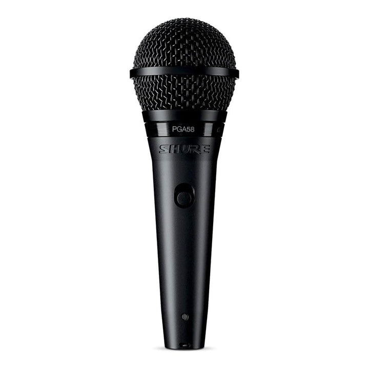 Shure PGA58 Dynamisches Mikrofon-Handheld-Mikrofon für Gesang mit Cardioid-Aufnahmemuster, diskreter