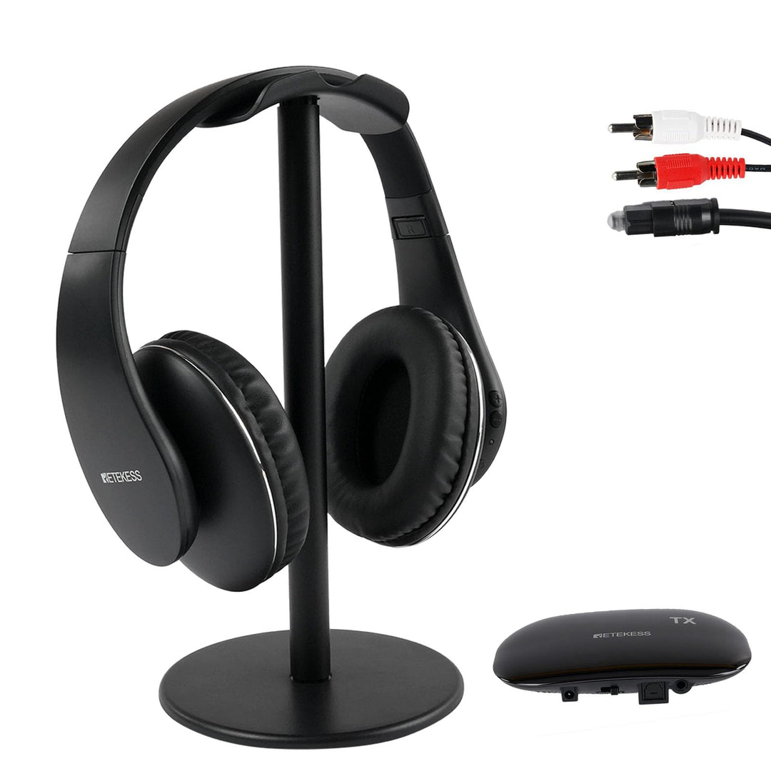 Retekess TA005P Funkkopfhörer für TV, Over-Ear kabellose kopfhörer mit RF, Verbesserte Version der Z