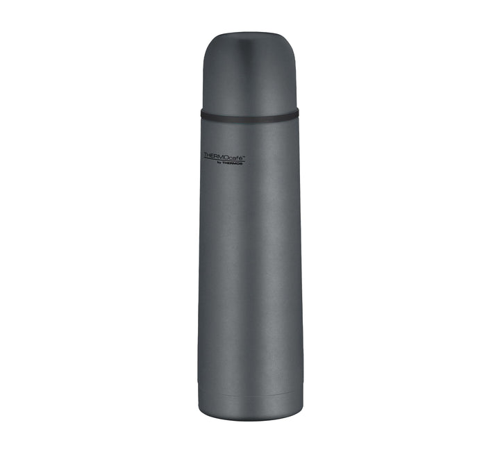 THERMOcafé by THERMOS TC BEVERAGE BOTTLE graphite grey mat 0,50l, Thermosflasche mit Becher aus Edel