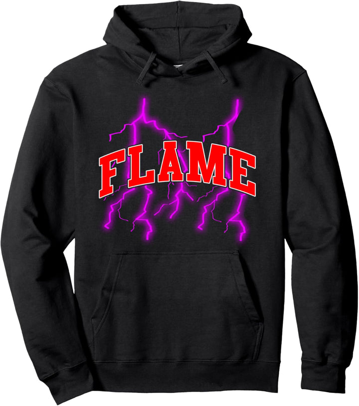 Vintage Flame Pullover Hoodie