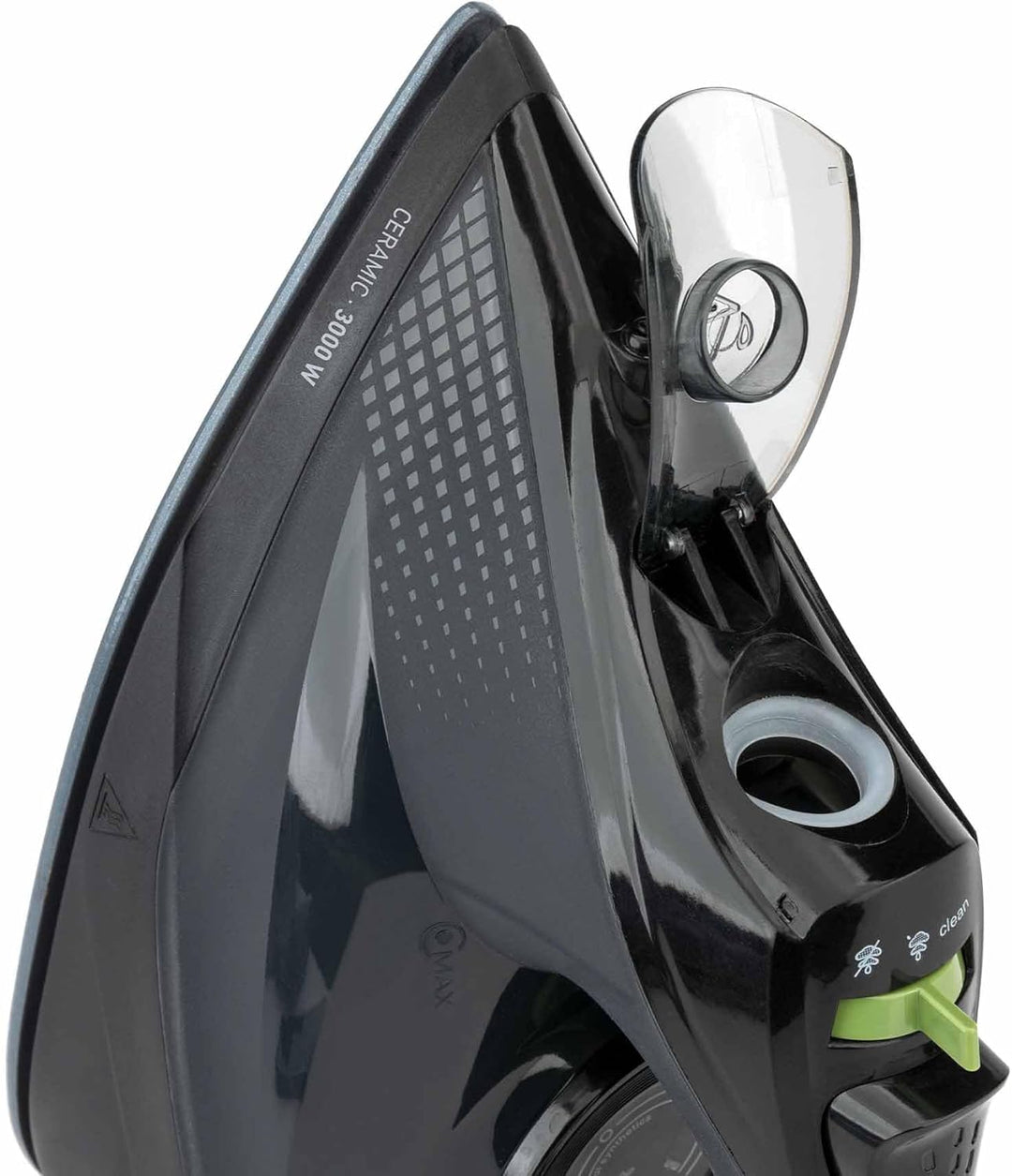 JATA JEPL2401 Bügeleisen, 3000 W, Keramiksohle, Dampfstoss, 220 g, vertikaler Dampf, Selbstreinigung