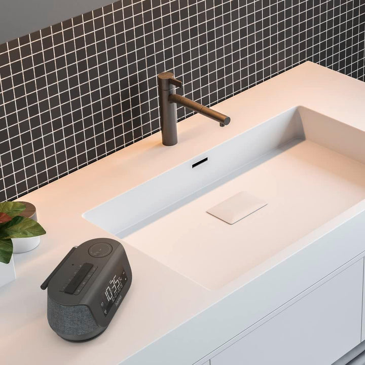 Hama Digitalradio mit Wecker (Radio DAB, DAB+, Bluetooth, USB-Ladefunktion, UKW, digitales Uhrenradi
