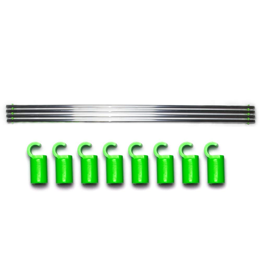 growber - Fixture Poles Für 16mm Zeltstangen - Stangen Set für Growbox und Growzelt