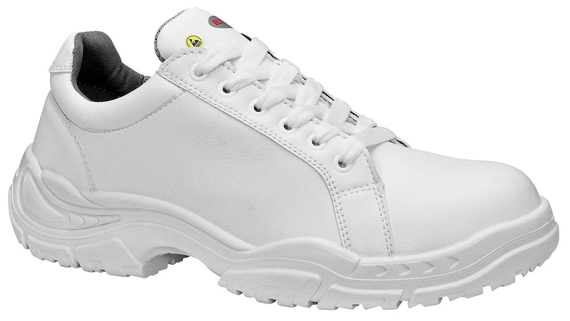 ELTEN Sicherheitsschuhe WHITE Loop Low ESD S2, Herren, Textil, Stahlkappe, leicht, klassisch, Weiss,