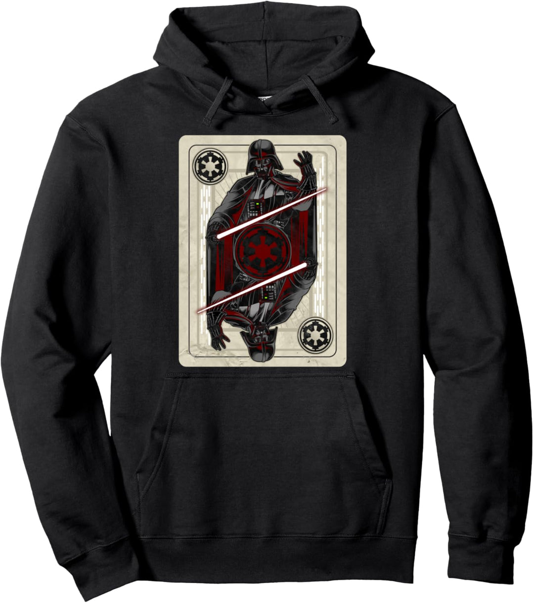 Star Wars Darth Vader Playing Card Graphic Pullover Hoodie