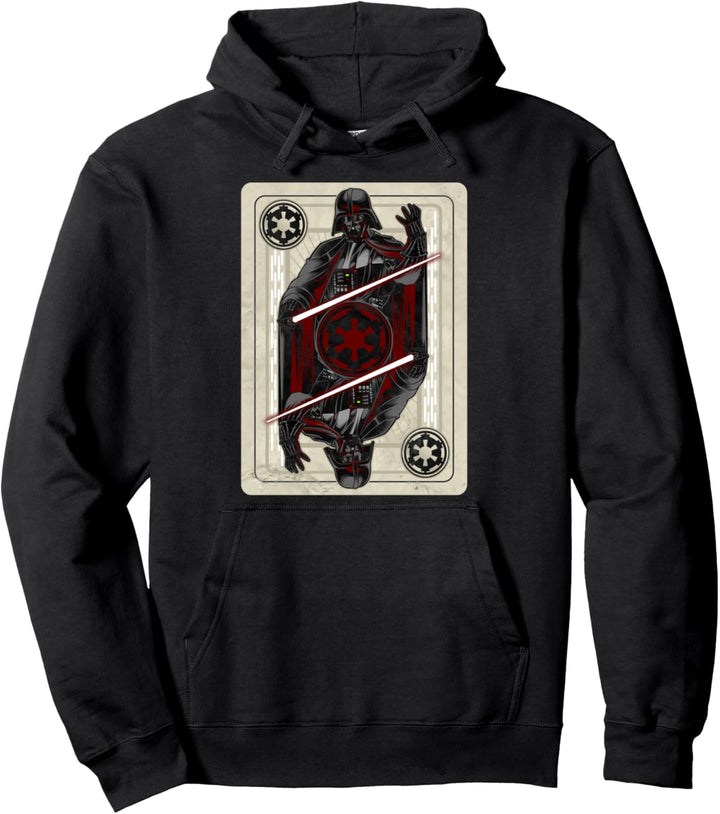 Star Wars Darth Vader Playing Card Graphic Pullover Hoodie