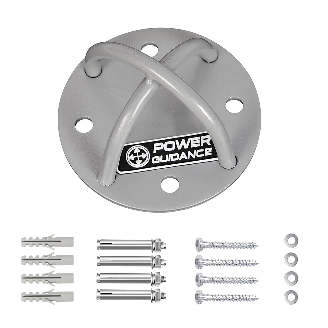 POWER GUIDANCE Hook Wandhaken Deckenanker -Ceiling Anchor Wandhalterung für Aufhängegurte, Gymnastik