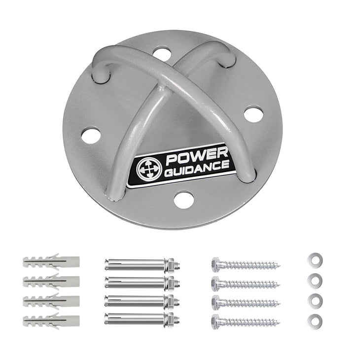 POWER GUIDANCE Hook Wandhaken Deckenanker -Ceiling Anchor Wandhalterung für Aufhängegurte, Gymnastik