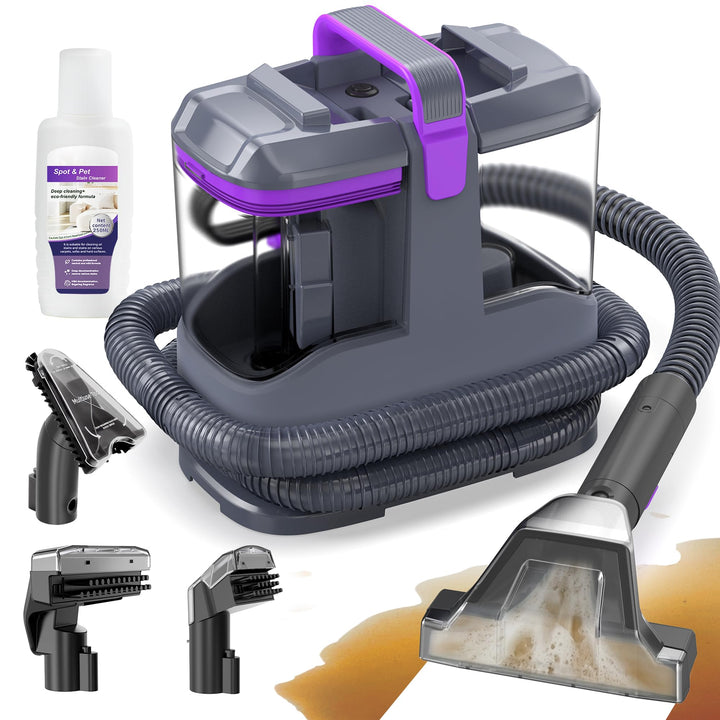 Polsterreiniger Gerät 450W 13kPa, Nasssauger Polsterreiniger für Sofa & Auto, Waschsauger Teppichrei
