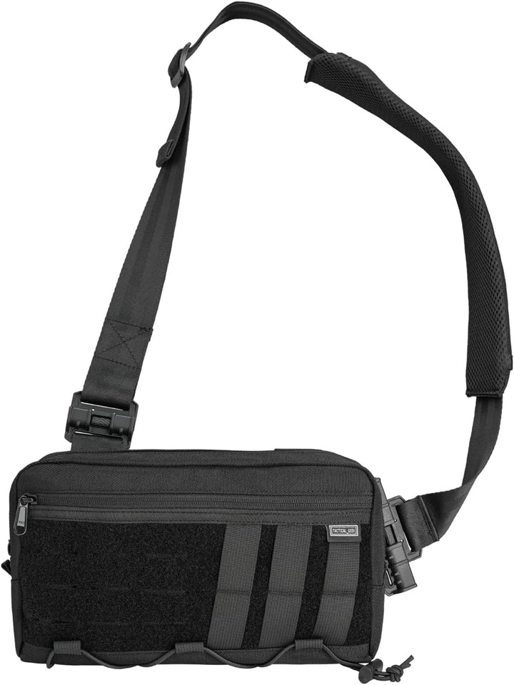 TACTICAL GEEK Cache L3 EDC Sling Bag Chest Crossbody Bag für Herren Damen, YKK Reissverschluss Umhän
