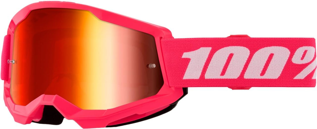 100% Unisex-Adult Strata 2 Sunglasses, Blau, Erwachsene Fletcher – Spiegelrote Linse, Fletcher – Spi