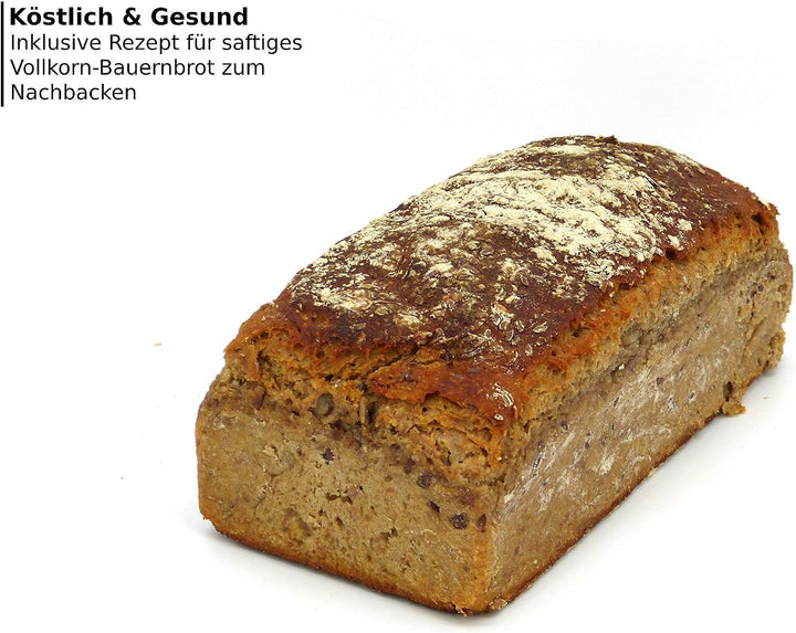 Holzwerk Premium Brot-Backform - hitzebeständiges massives Walnuss-, Birnen-, Apfel-holz – hochwerti
