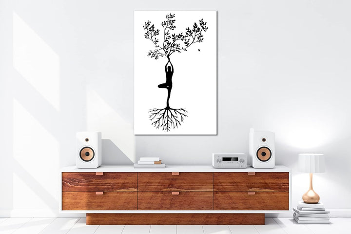 deyoli Menschlicher Baum Format:75x50 cm als Leinwandbild, Motiv fertig gerahmt auf Echtholzrahmen,