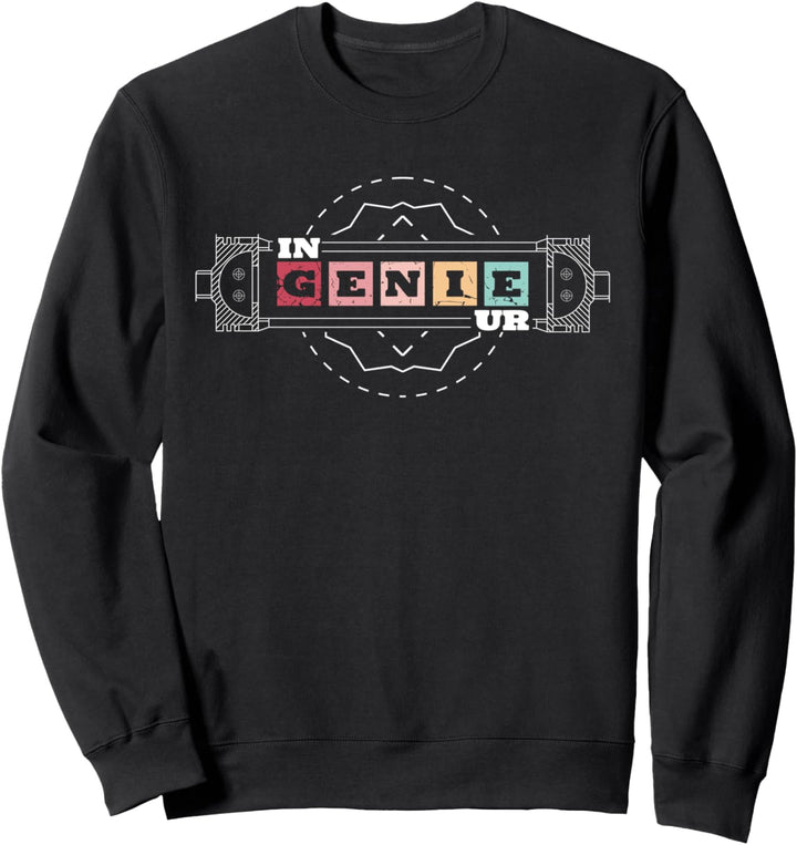 Ingenieur Architekt Beruf Baustelle Bauingenieur Sweatshirt