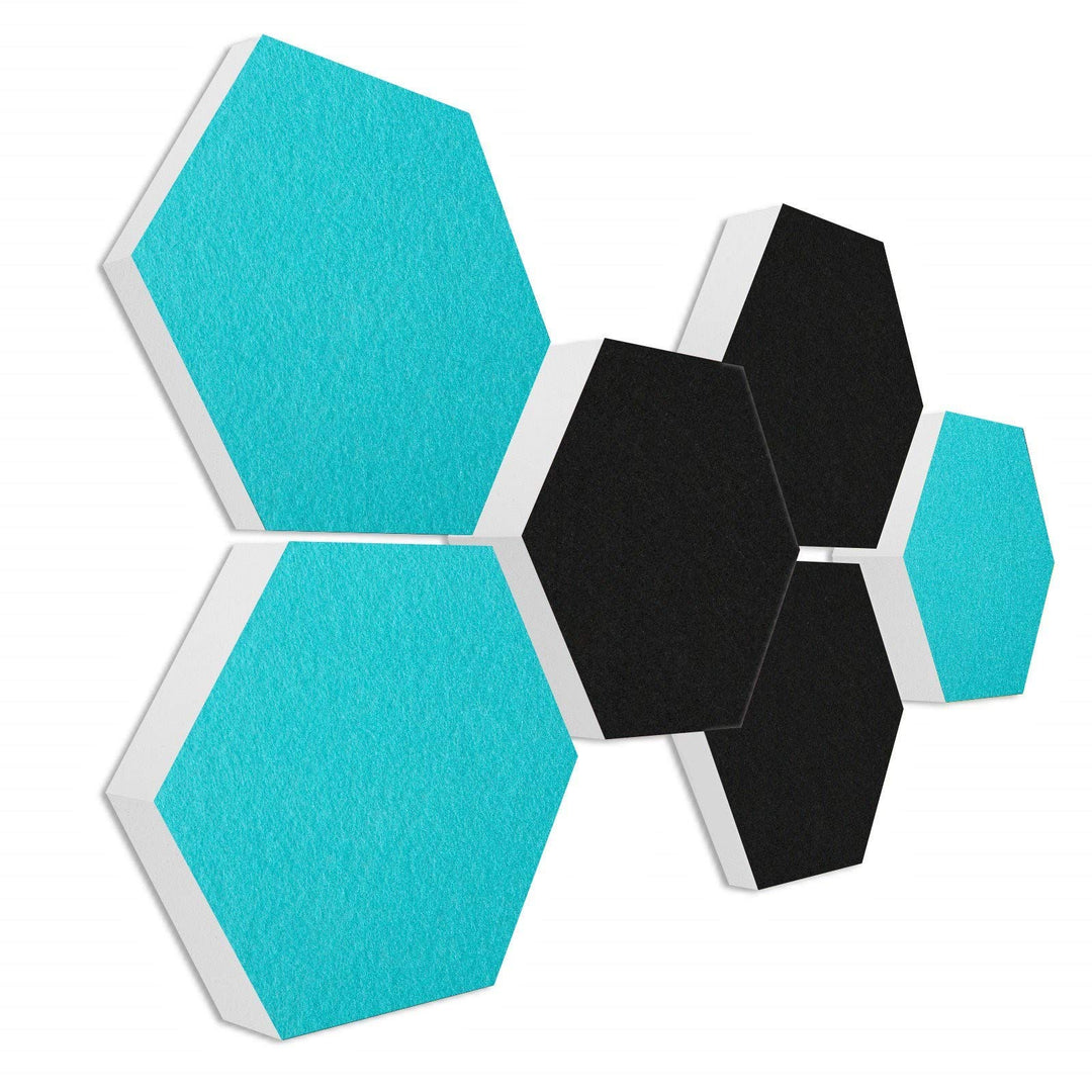 platino24 Schallabsorber COLORE aus Basotec G+ I Akustikpaneele mit Akustikfilz I 3D Wand-Paneele mi