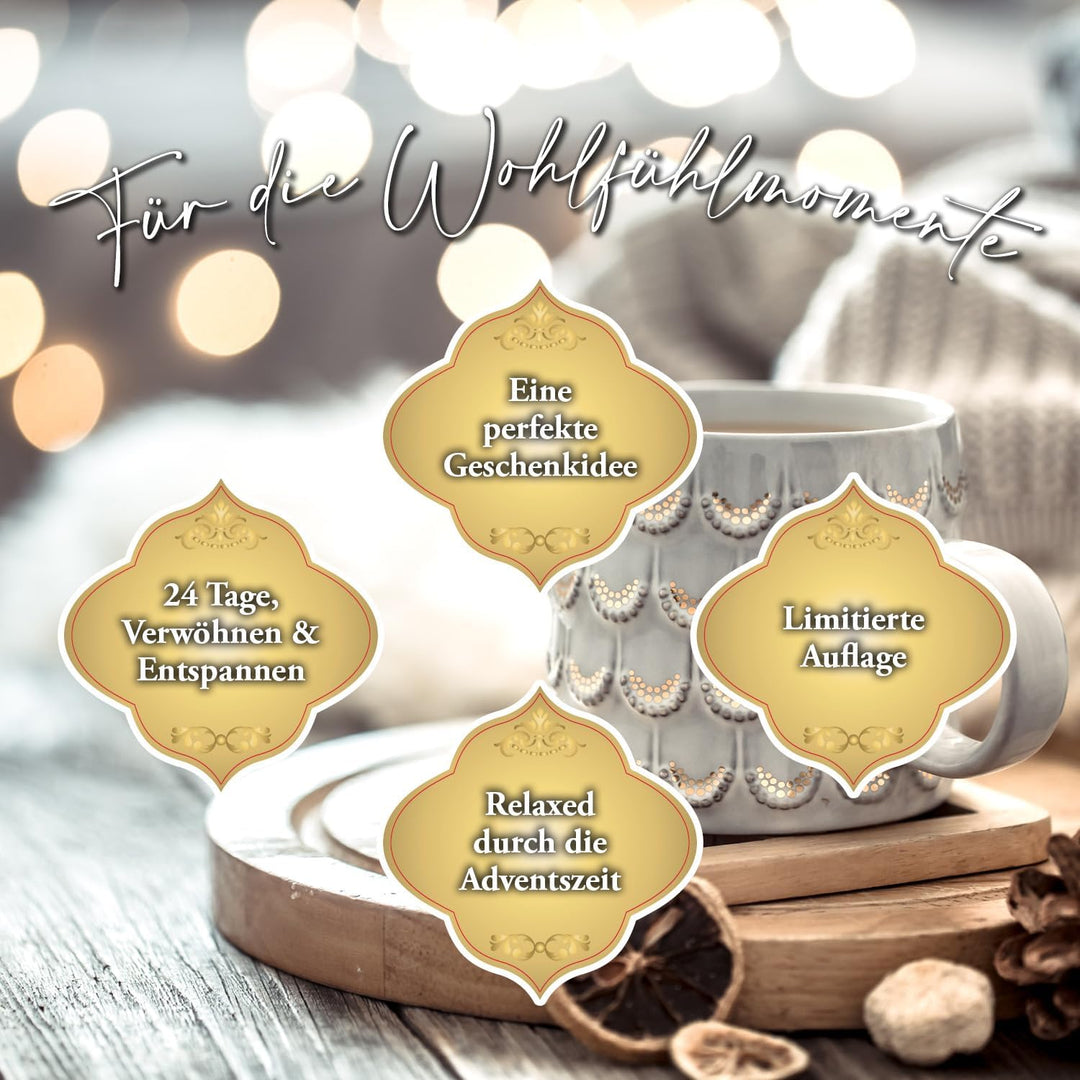 Beauty Adventskalender - Wellness Edition 2023 - Neuer Inhalt | 24 hochwertige Kosmetik Überraschung