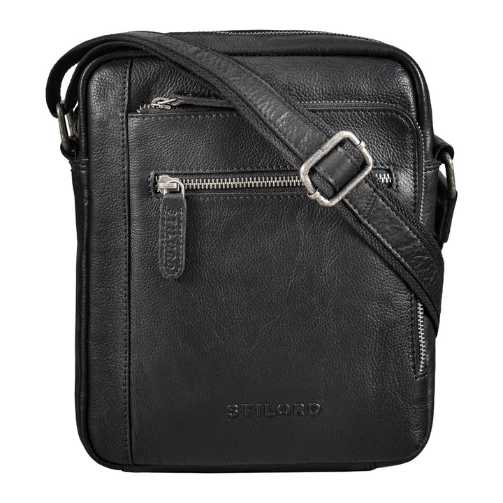STILORD 'Bruce' Vintage Herrentasche Ledertasche Kleine Umhängetasche für Männer 9.7 Zoll iPad Tasch