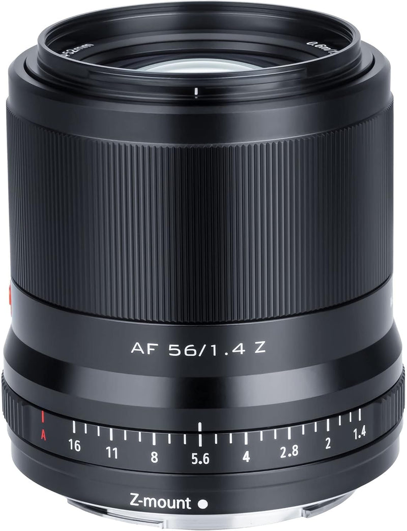 VILTROX AF 56mm F1.4 Autofokus Porträt Objektiv Festbrennweite APS-C für Nikon Z-Mount Kameras Z5 Z5