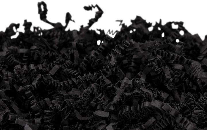 SizzlePak 401, BLACK, Schwarzes Füllmaterial und Polsterpapier zum Füllen, Polstern, Ausstopfen, Dek