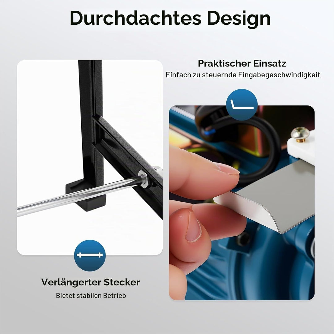 Elektrische Getreidemühlen, 2200W Elektrisch Trockenkorn Kornmühle Getreidequetsche Weizenmühle Pulv
