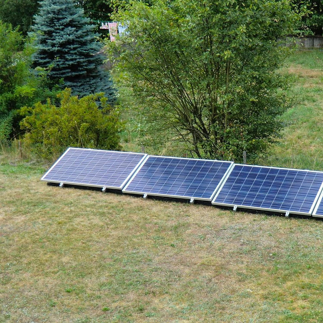 enjoy solar Aluminium verstellbare Halterung mit Neigungswinkel 10° -30° für Solarpanel Solarmodul,