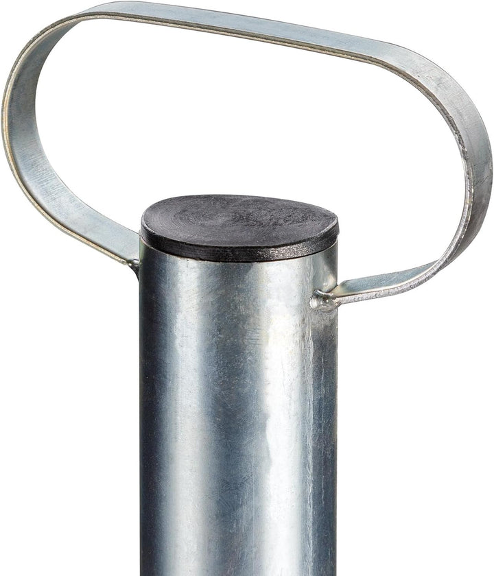 DEMA Anhängerstützen Set 2x70 cm mit Halterungen, Stützfuss, Stützen 450 kg, stabiles, dickwandiges