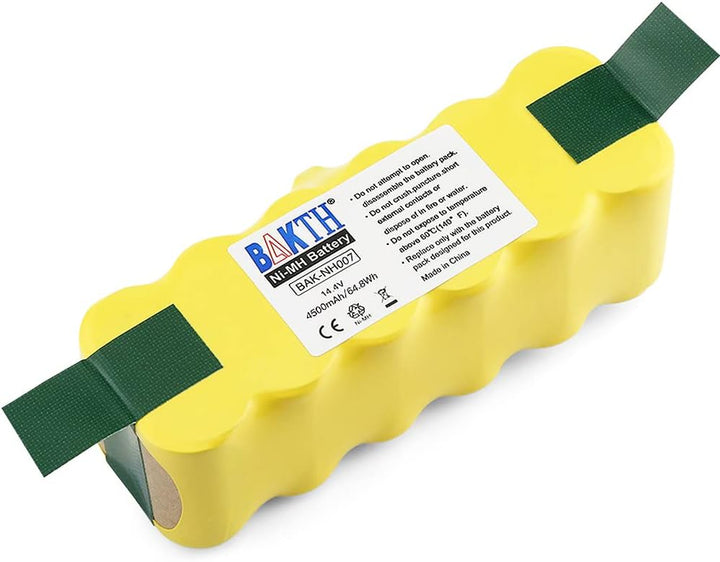 BAKTH 14.4V 4500mAh NI-MH Akku für Roomba 500 510 530 531 532 533 534 535 536 540 545 550 552 555 56