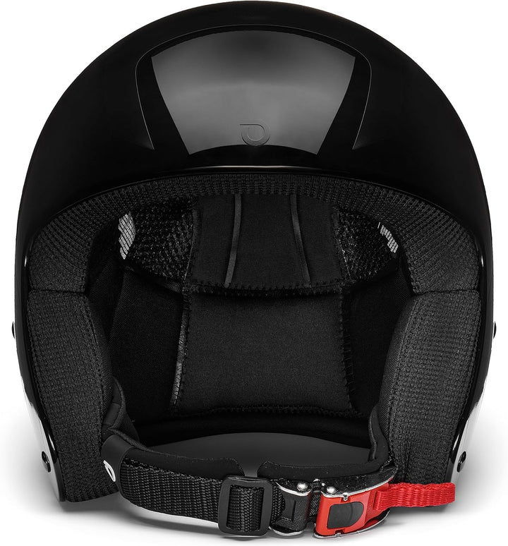 Briko (ZIOIO) Unisex-Erwachsene Vulcano FIS 6.8 EPP Helm, Shiny Matt Black, 58