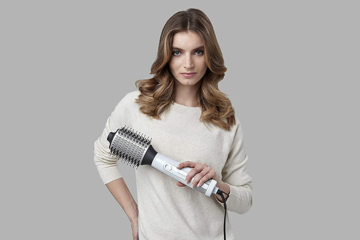 Remington Warmluftbürste Ionen Hydraluxe 2in1: Haartrockner & Volumenbürste (1200 Watt, Hydracare Te