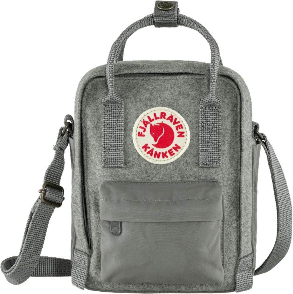 Fjallraven Unisex Kånken Re-wool Sling Schultertasche (1er Pack) Einheitsgrösse Granitgrau, Einheits