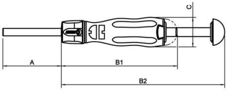 Würth Ratschen-Magazin-Schraubendreher Kfz/Metall 13 tlg