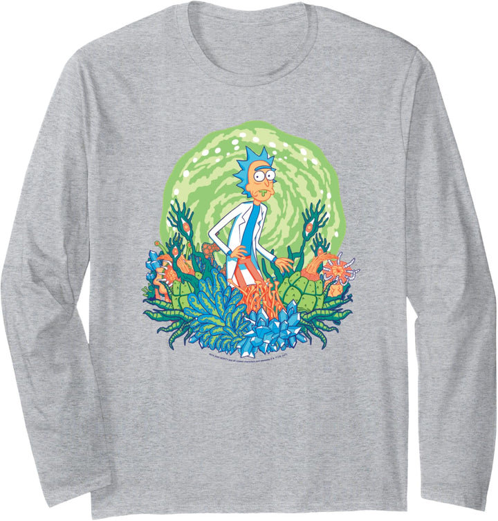 Rick and Morty Ricktanical Rick Langarmshirt