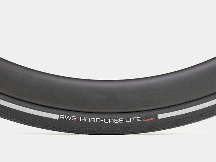 Bontrager AW3 Hard-Case Lite Reflective Rennrad Fahrrad Reifen 700 x 25 schwarz