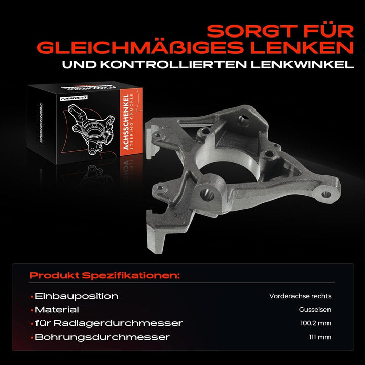 Achsschenkel Radaufhängun Vorne Rechts für Wrangler I YJ SJ II TJ Cherokee XJ Comanche MJ Grand Cher