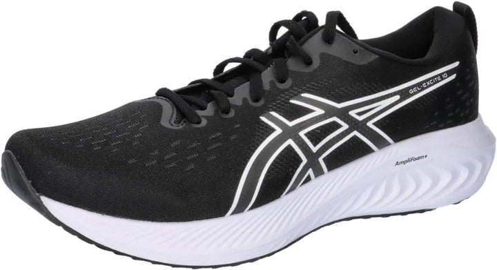 ASICS Gel-Excite 10 Sportschuh Schwarz (48) 41.5 EU Black White, 41.5 EU Black White