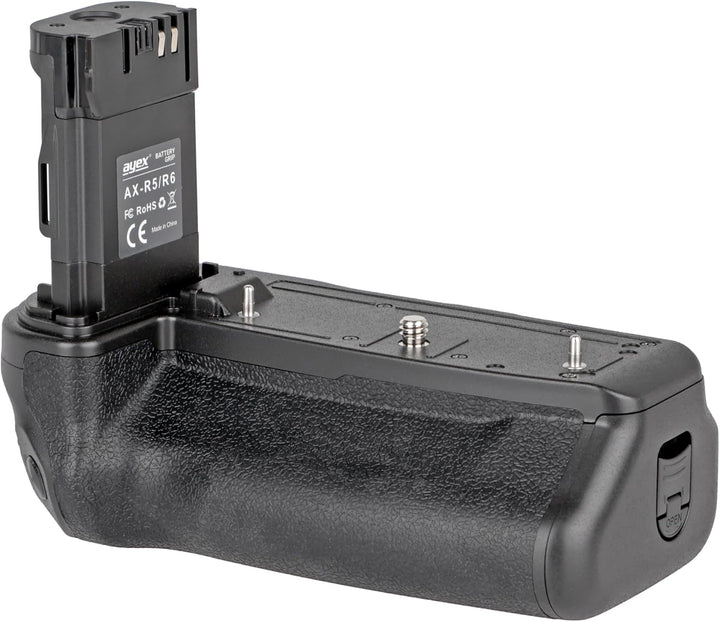 ayex Batteriegriff Kompatibel mit Canon EOS R5 & R6 wie BG-R10 inkl. 2X LP-E6N Akkus kompakter Handg