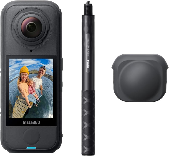 Insta360 X4 Air Snowboard-Bundle – 165 g leichte, wasserdichte 8K 360°-Kamera, Unsichtbarer Selfie-S